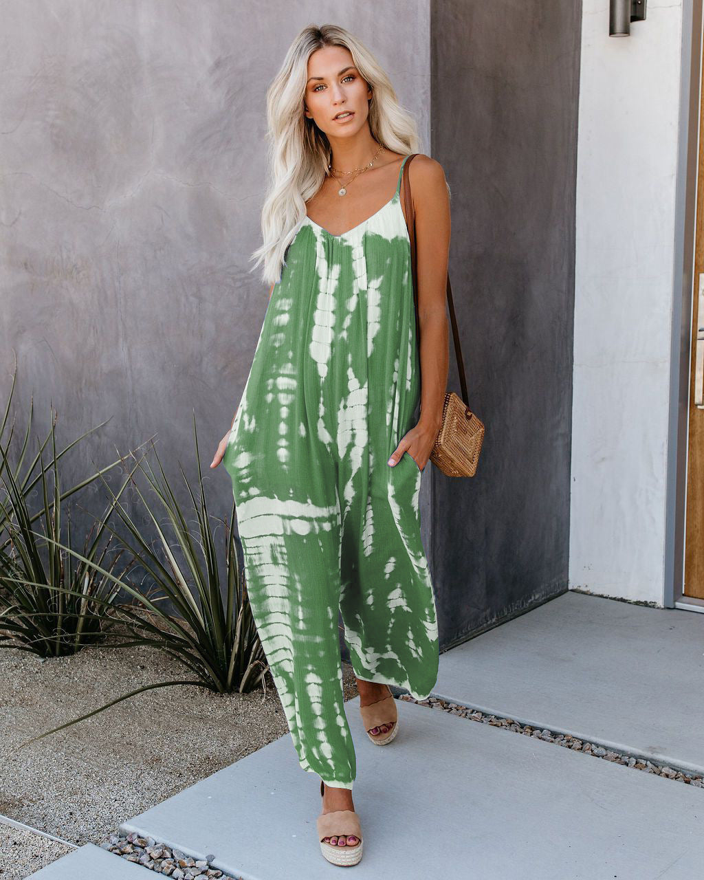 🩷Plus Size Women Fashion Wide Leg Suspender Jumpsuit with Pockets Curvy Overalls