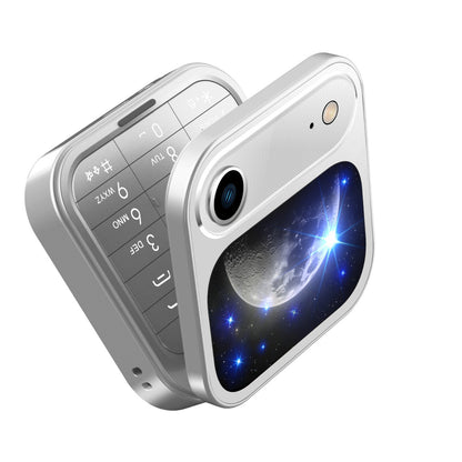 New I17 Air Mobile Phone Orange Hot Sale Foreign Language Foldableing Flip Button Backup Mobile Phone Multi-Language