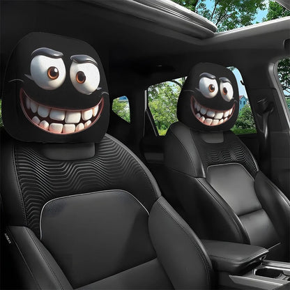 👁️‍🗨️🚗Spooky Red Eye Car Headrest Cover