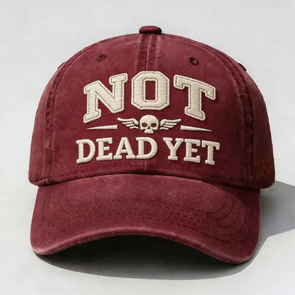 NOT DE*D YET Veteran Dad Embroidery Hat