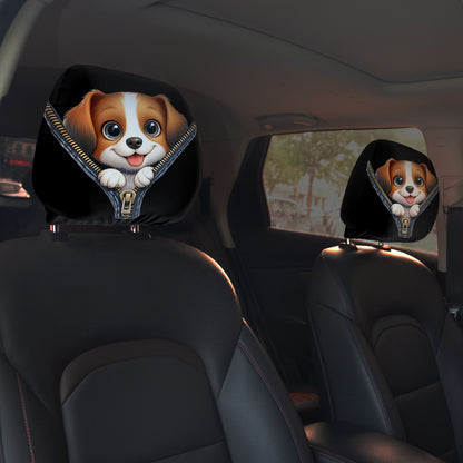 👁️‍🗨️🚗Spooky Red Eye Car Headrest Cover