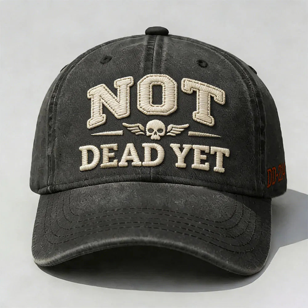 NOT DE*D YET Veteran Dad Embroidery Hat