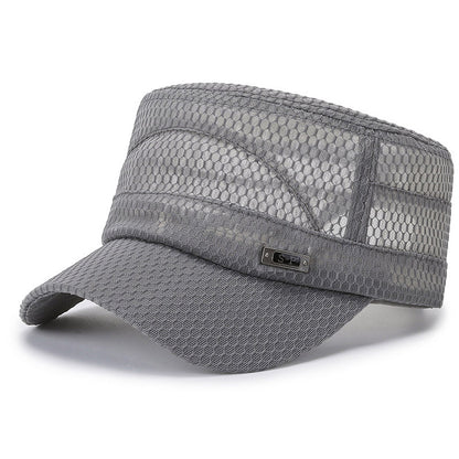 🧢☀️Summer Quick-Dry Outdoor Hat – Breathable Mesh, Adjustable, UV Protection, Lightweight 🏃‍♂️