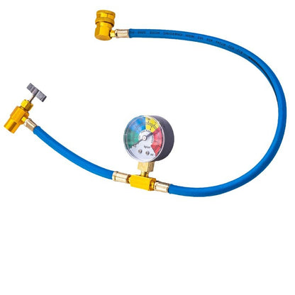 🔧 50% OFF NOW! ❄️ R134a AC Refrigerant Charging Hose with Gauge – Leak-proof, easy read & compatible with cars, trucks or home AC – safe DIY recharge 🚗