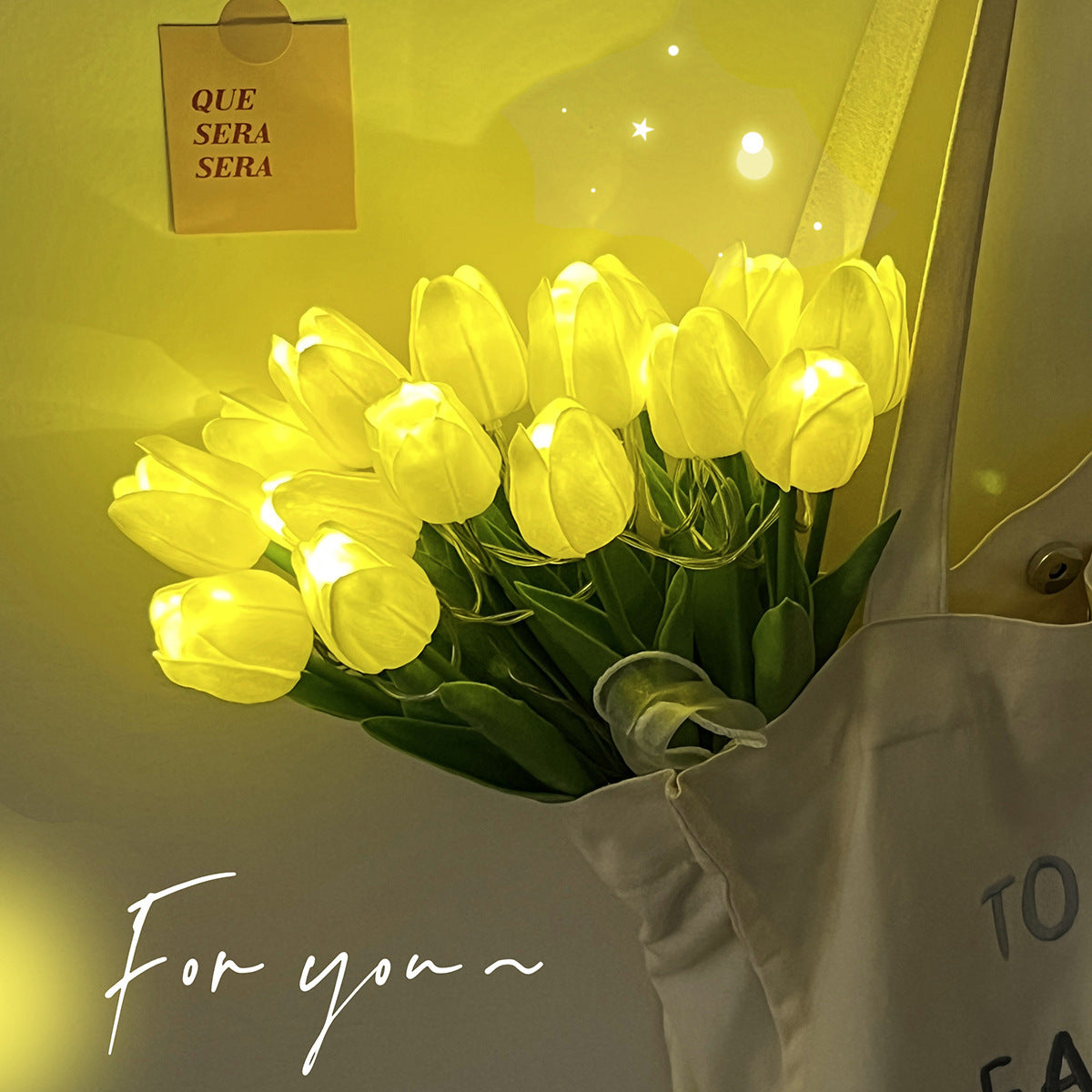 Radiant Romantic Tulip Light ✨💡