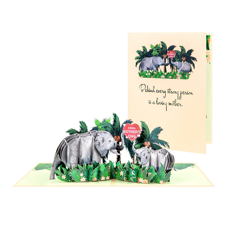 2026 Mother’s Day 3D Pop-Up Greeting Card – Elegant Foil Stamped Love Card for Mom