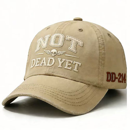 NOT DE*D YET Veteran Dad Embroidery Hat