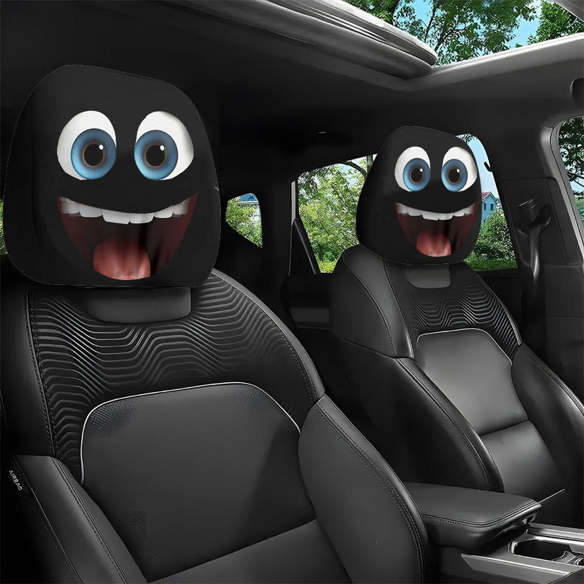 👁️‍🗨️🚗Spooky Red Eye Car Headrest Cover