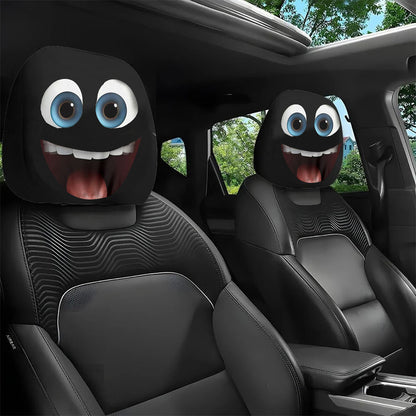 👁️‍🗨️🚗Spooky Red Eye Car Headrest Cover