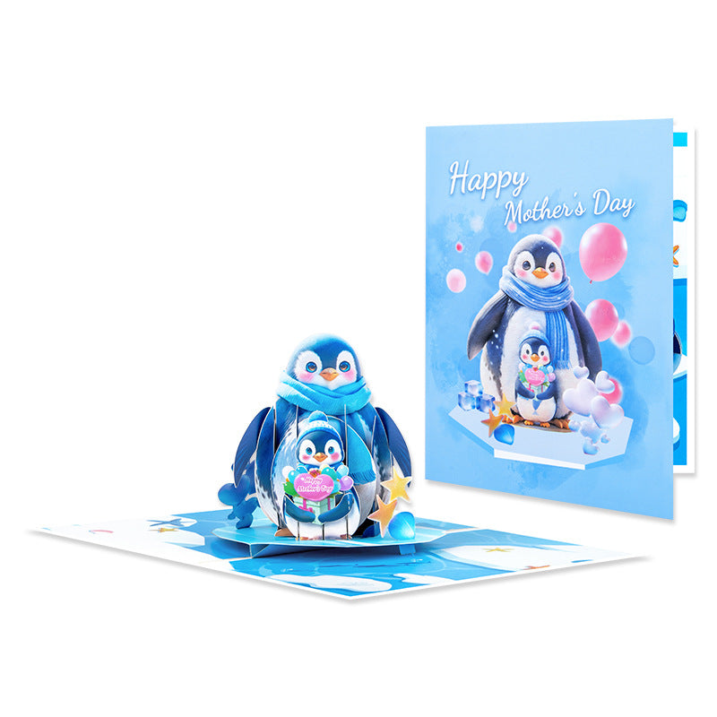 2026 Mother’s Day 3D Pop-Up Greeting Card – Elegant Foil Stamped Love Card for Mom