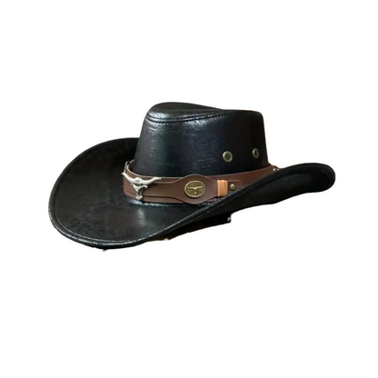 🤠 ☀️Breathable Sunshade Cowboy Hat – Wide Brim, Rivet Details, Lightweight 🌵