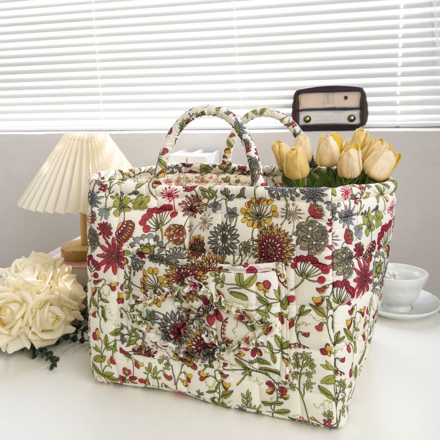 Storage Basket,Floral print storage baskets and organizers, available in a variety of styles, make a perfect gift for your loved ones.