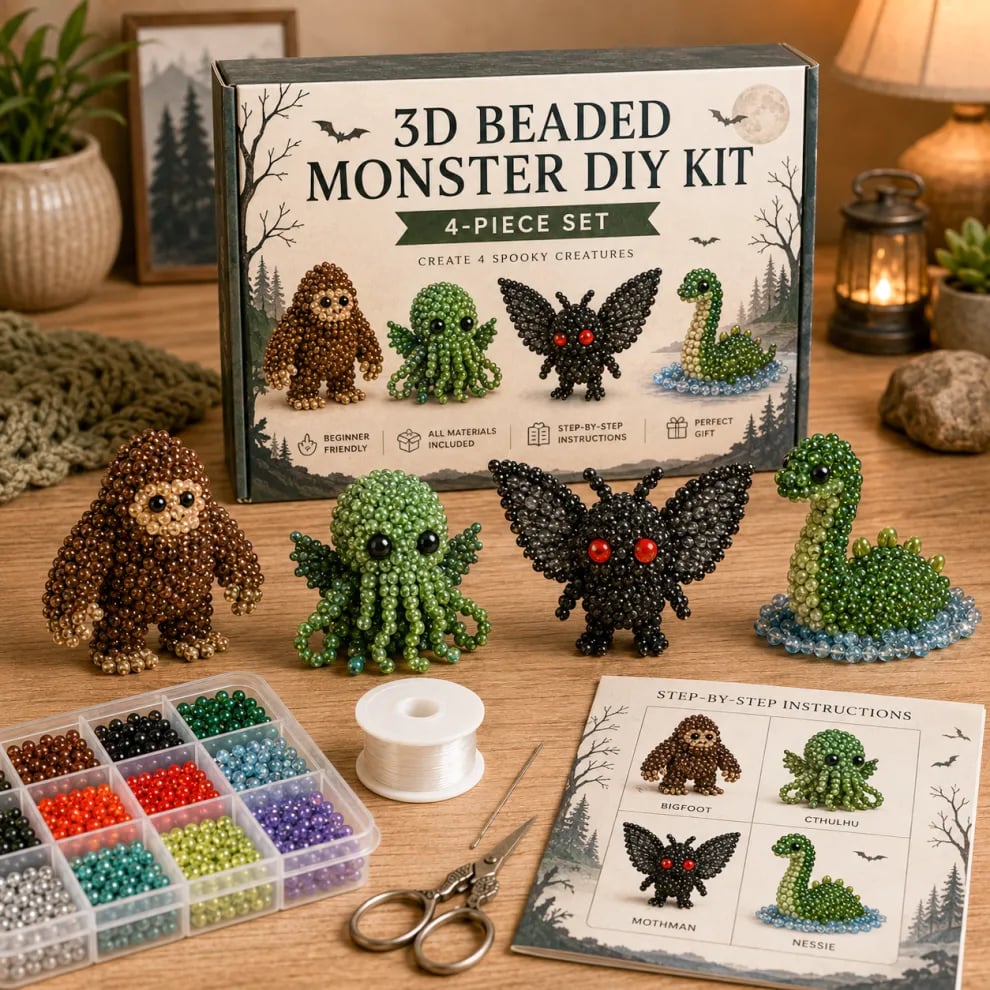 🧵✨DIY Petite 3D Beaded Animal Craft Kit