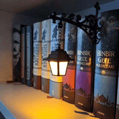 Library Lantern-Decorative Bookshelf Lighting