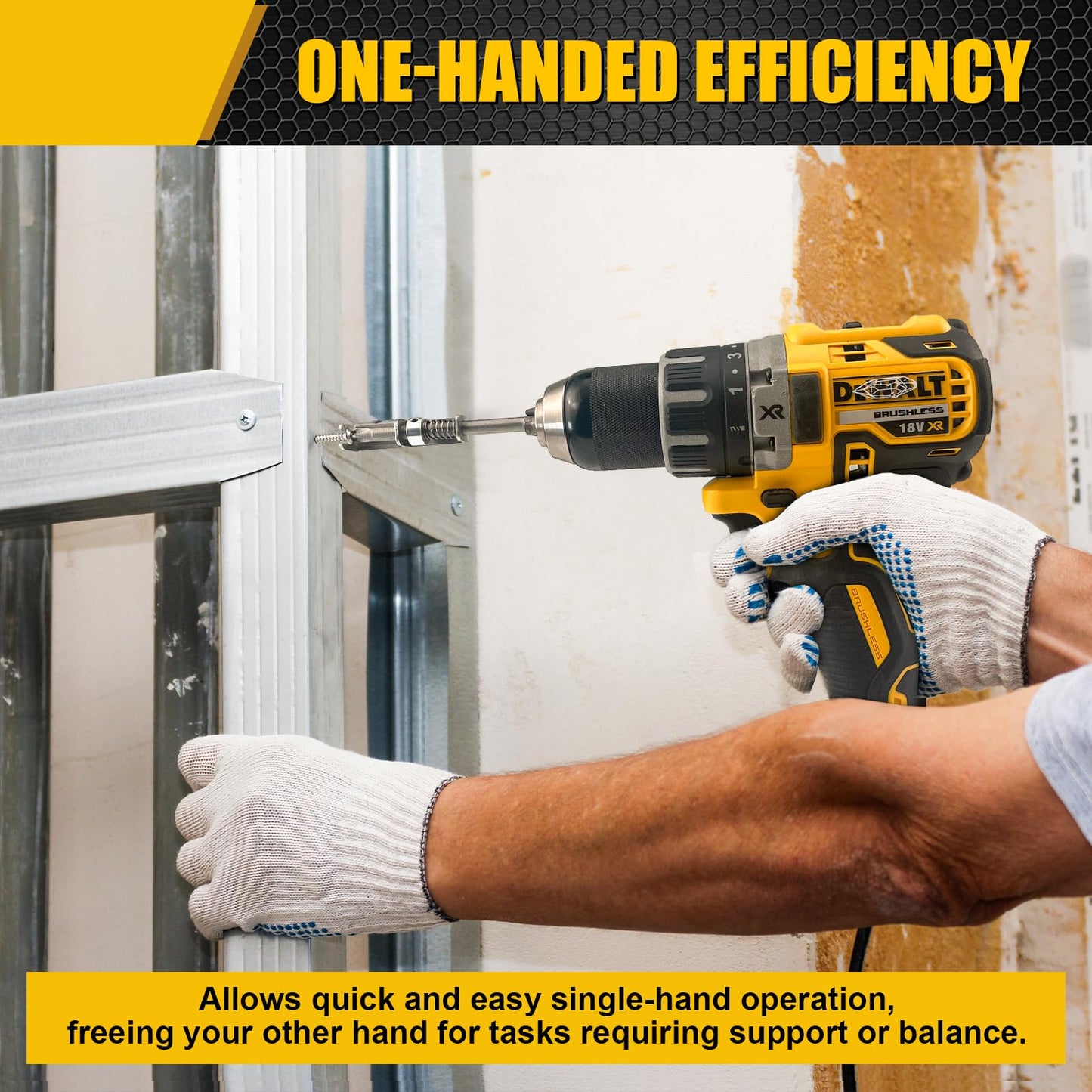2 Pcs Spring-loaded Screw Holder Bit