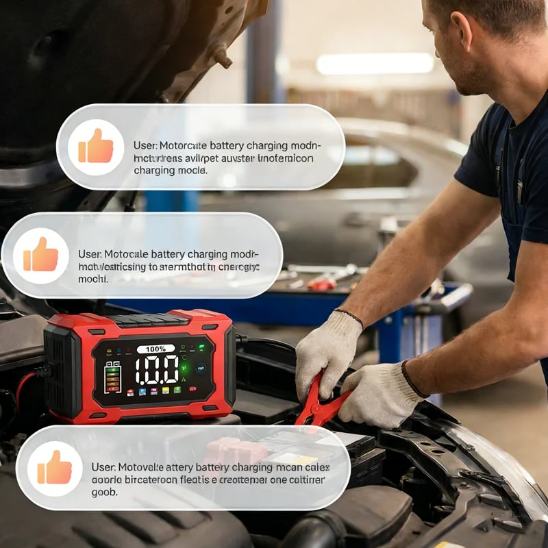 ⚡ 12V 6A Smart Car Battery Charger with Pulse Repair – Fast, Safe & Extend Battery Life 🚗🔋✨