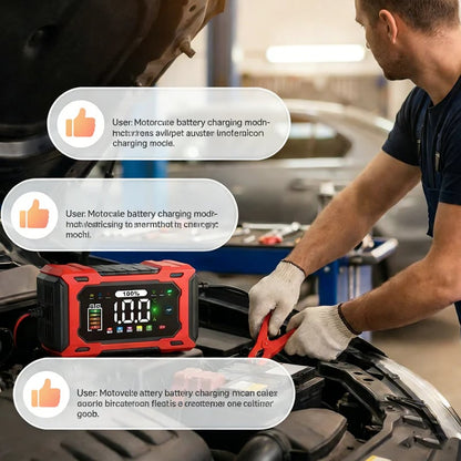 ⚡ 12V 6A Smart Car Battery Charger with Pulse Repair – Fast, Safe & Extend Battery Life 🚗🔋✨