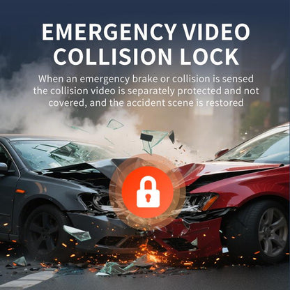 Night Vision 4-Channel Dash Cams for Car