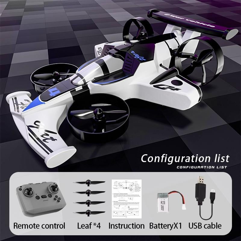 RC Car & Plane 2-in-1 – Remote Control Land & Air Vehicle with 360° Drift Tires, One-Touch Takeoff & 3 Speeds