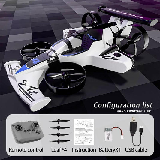 RC Car & Plane 2-in-1 – Remote Control Land & Air Vehicle with 360° Drift Tires, One-Touch Takeoff & 3 Speeds