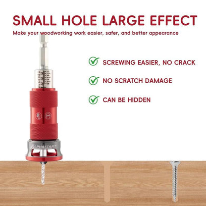 🔥Countersink Drill Bit Set with Depth Stop 4PCS, HCS Four Blades🛠️