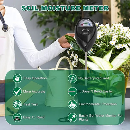 💧Soil Moisture Meter, Plant Watering Monitor, A Great Helper for Gardening and Potted Plants