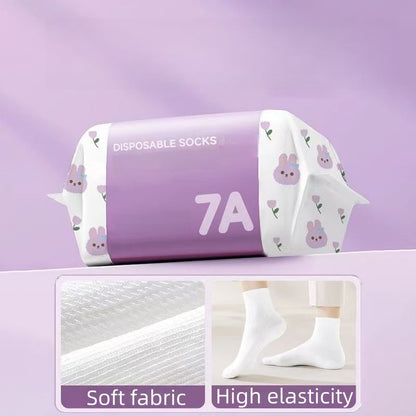 Unisex Disposable Travel Socks – 5 Pairs Pack