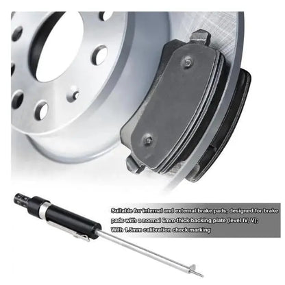 Brake Pad Thickness Gauge – Precise Measurement, Durable & Easy to Read 📏📦