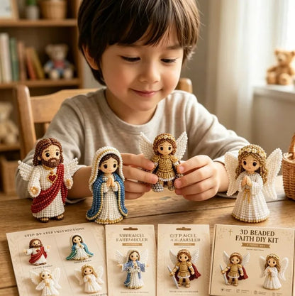 Tiny 3D Beaded Faith & Angel DIY Kit✨🕊️