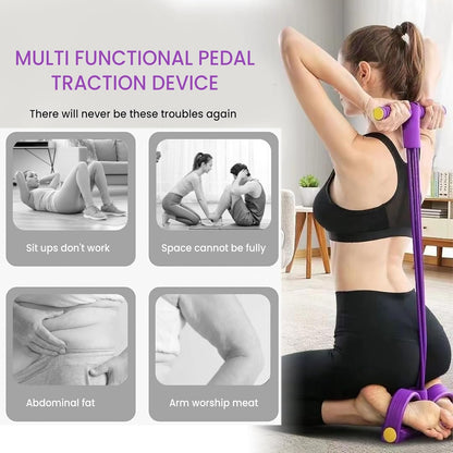 8-Tube Pedal Resistance Device - Detachable And Adjustable Pedal Resistance Device