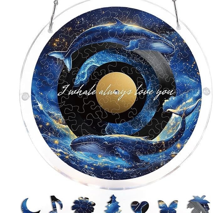 🔥LAST DAY 45% OFF ☀️🛍️Acrylic Jigsaw Puzzle Suncatcher 80 Pieces