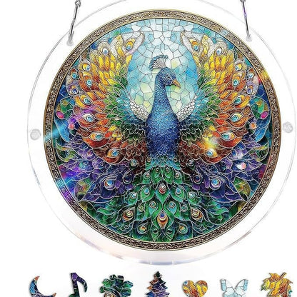 🔥LAST DAY 45% OFF ☀️🛍️Acrylic Jigsaw Puzzle Suncatcher 80 Pieces