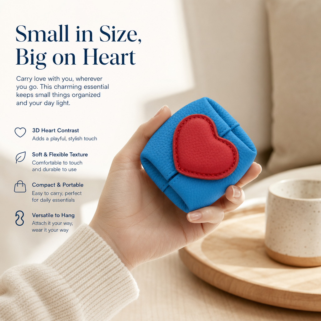 Sweetheart Mini Leather Pouch