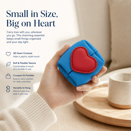 Sweetheart Mini Leather Pouch