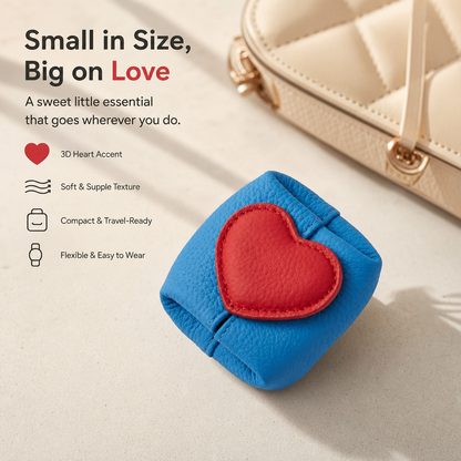 Sweetheart Mini Leather Pouch