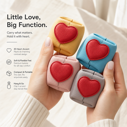 Sweetheart Mini Leather Pouch