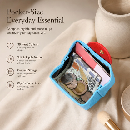 Sweetheart Mini Leather Pouch