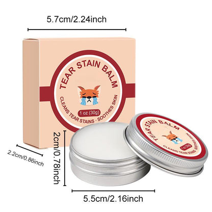 Pet Tear Stain Protection Cream & Brush Set