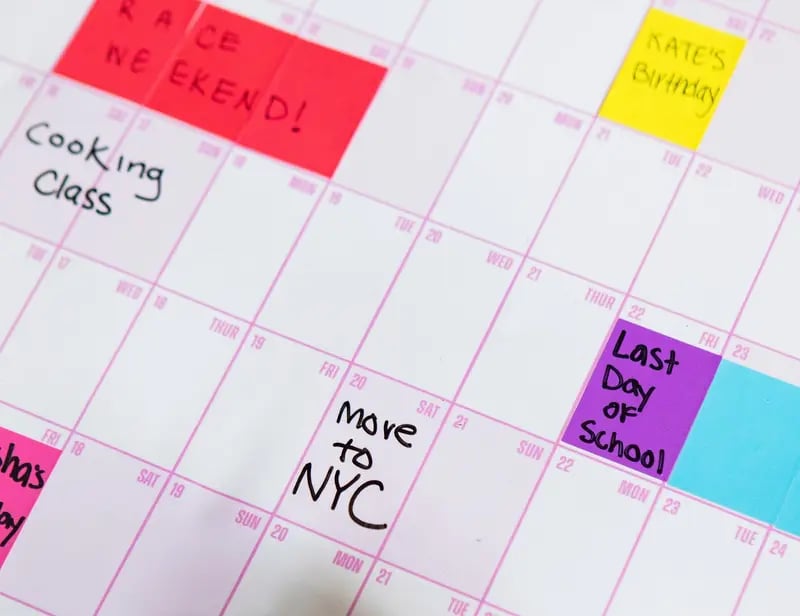 🔥📅The Big A## 2026 Wall Calendar - Flexible Dry-Erase Material ✍️Design Your Amazing Year!🏃