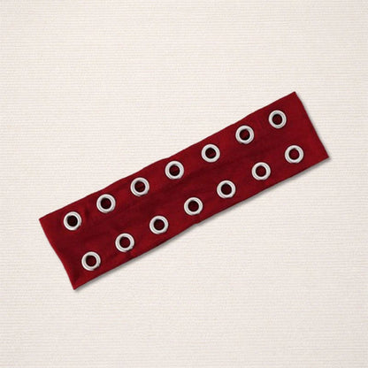 🖤 Punk Rivet Fashion Headband ⚡