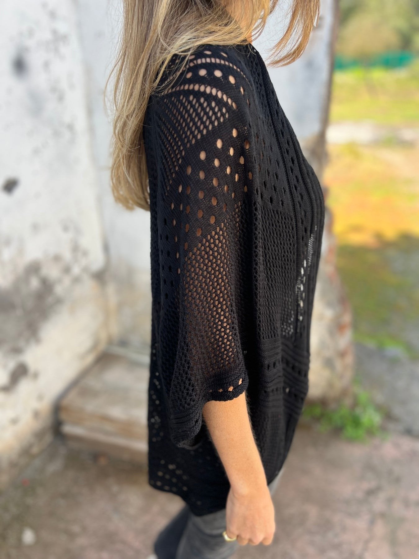 ❤️Hollow Half Sleeve Cardigan