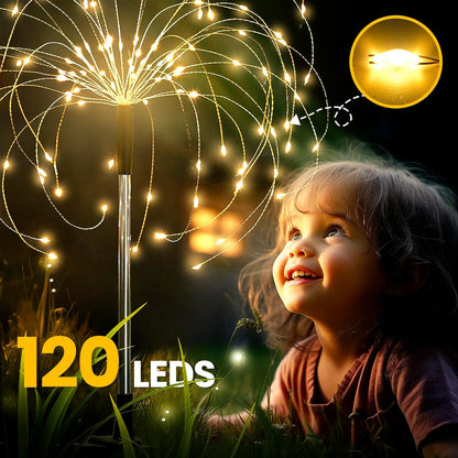 Fairy Firework LED Solar Lights for Garden Decoration
