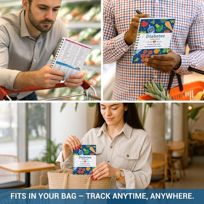 📘✨Special for Diabetes🔥Diabetes Tracker Book with Food List