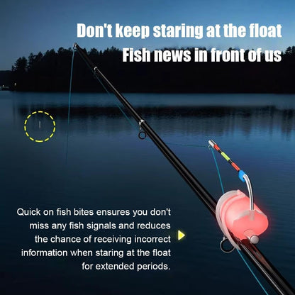 🎣 Smart LED Fishing Bite Alarm – High Sensitivity Intelligent Sensor – Day & Night Luminous Hook Alert ✨