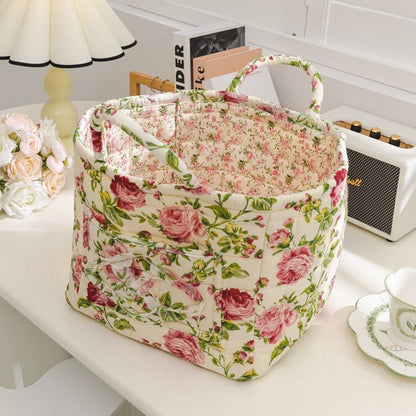 Storage Basket,Floral print storage baskets and organizers, available in a variety of styles, make a perfect gift for your loved ones.