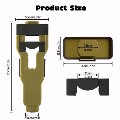 💪Door Latch Mortise Tool For Use With 1-3/4" or 1-3/8" Thick Door