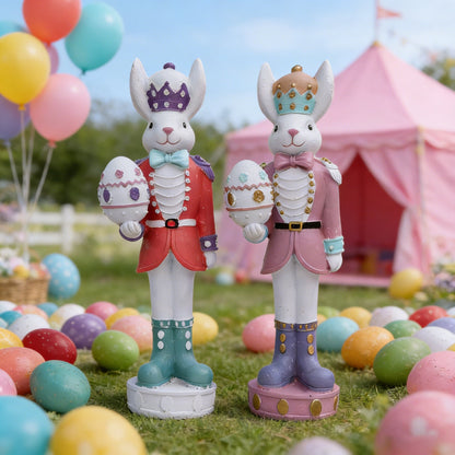 🐰 Easter Bunny Nutcracker – A Charming Touch of Spring