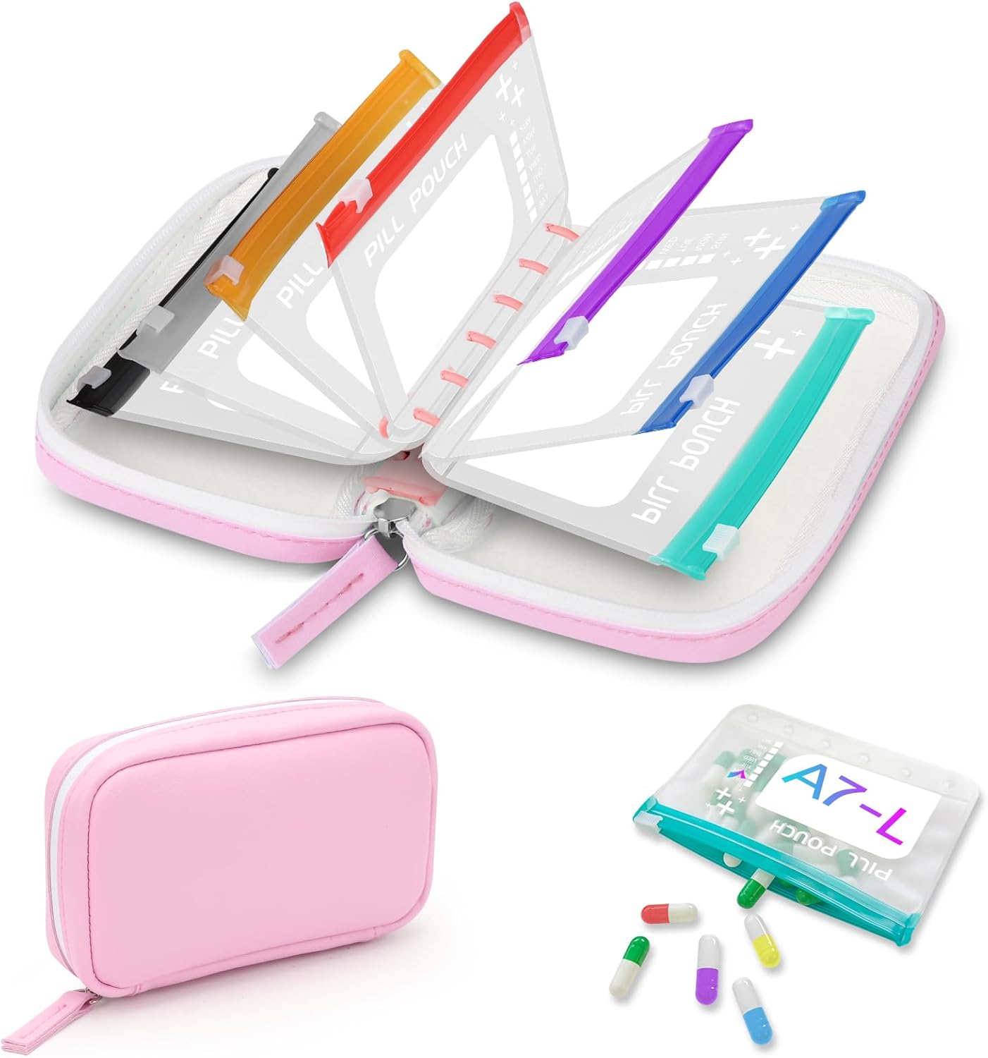 🏆Flash Sale⚡Waterproof Pill Pouch Set-14Pcs Bags Inside