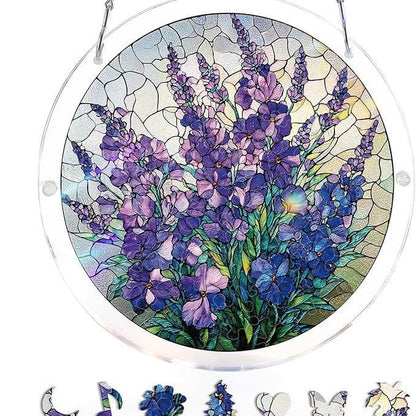 🔥LAST DAY 45% OFF ☀️🛍️Acrylic Jigsaw Puzzle Suncatcher 80 Pieces