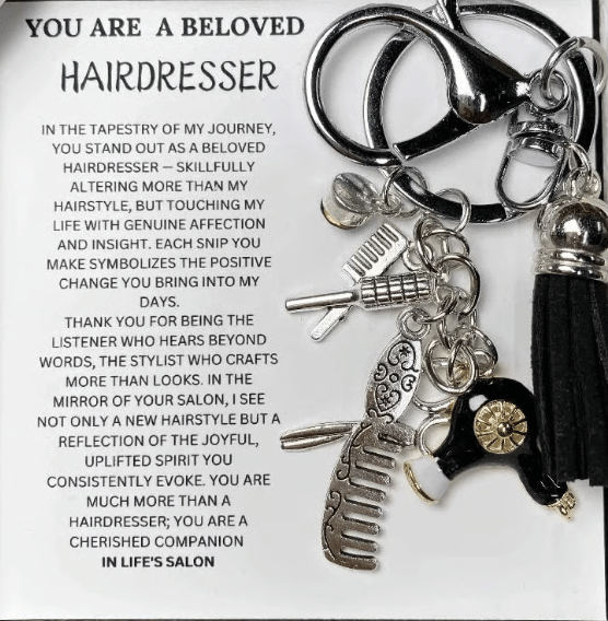 🎁💕Hairstylist Gift Keychain(without gift box)